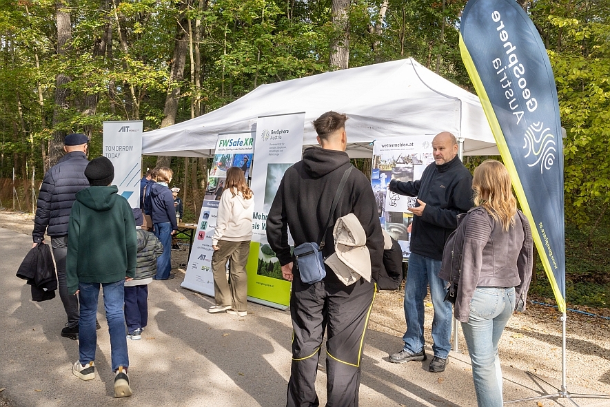 GeoSphere Austria am Schutzwaldtag Schönbrunn, am 12. Oktober 2024